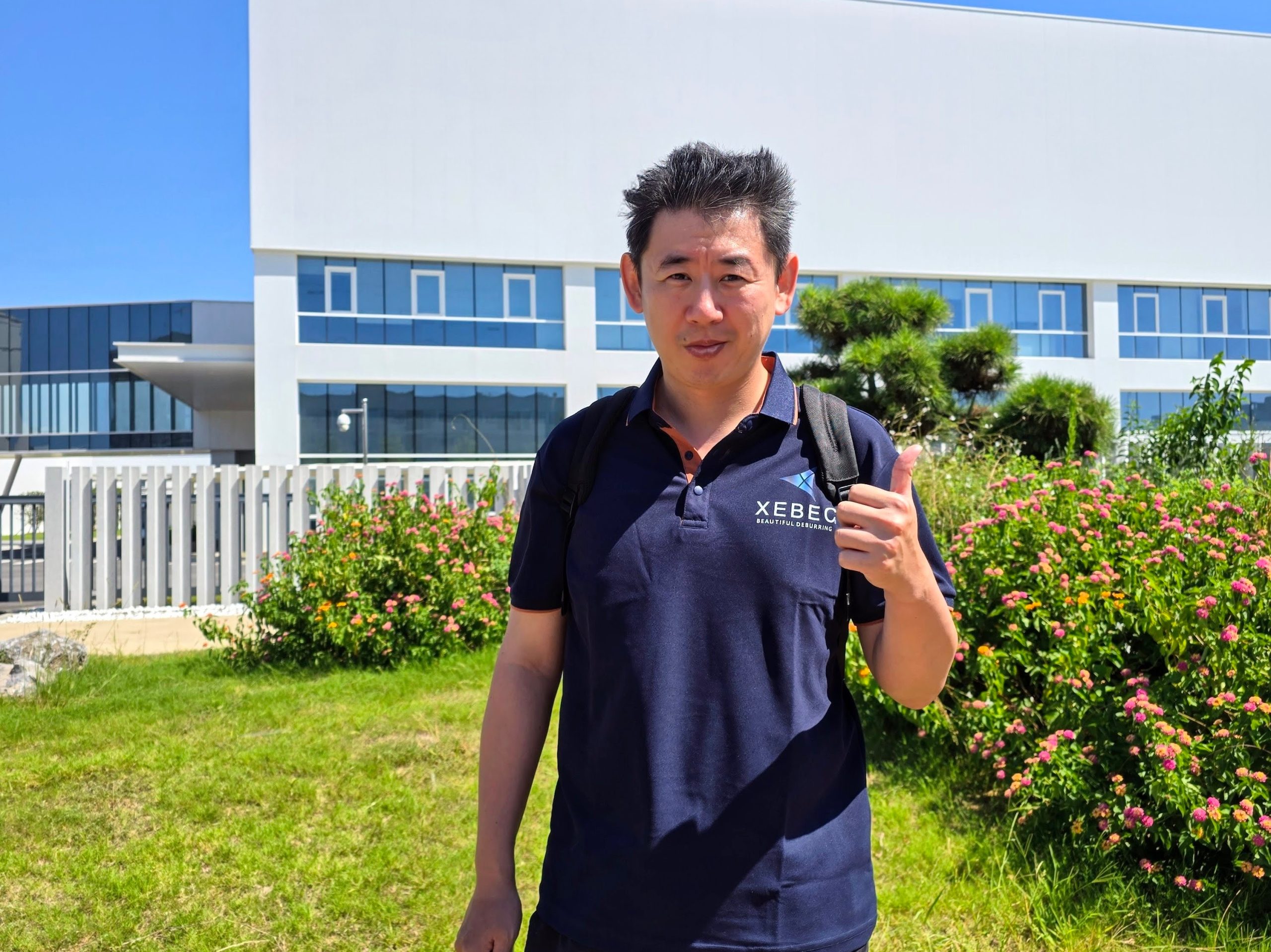 出張先の中国でユーザー企業を訪問